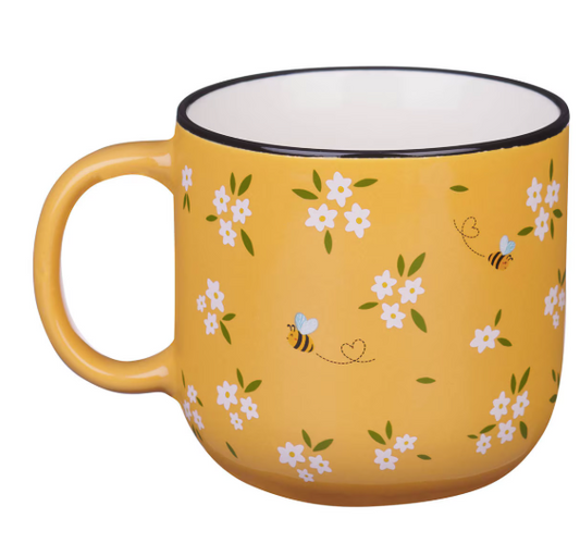 Amazing Teacher Blossom and Bees Ceramic Coffee Mug - Shoppe3130