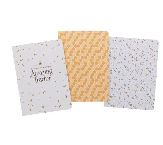 Amazing Teacher Blossom and Bees Notebook Set
