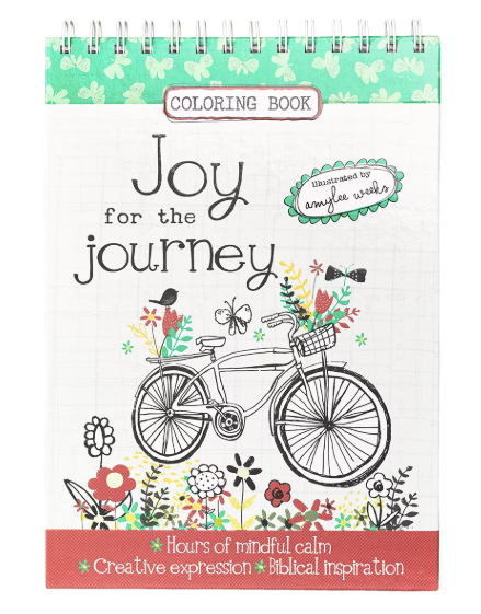 Joy for the Journey Spiral Coloring Book