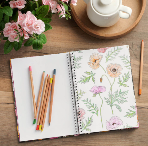 Grow in Grace Spiral Coloring Book - 2 Peter 3:18 - Shoppe3130