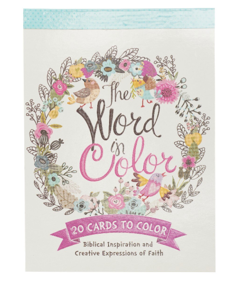 The Word in Color Coloring Postcards - Shoppe3130