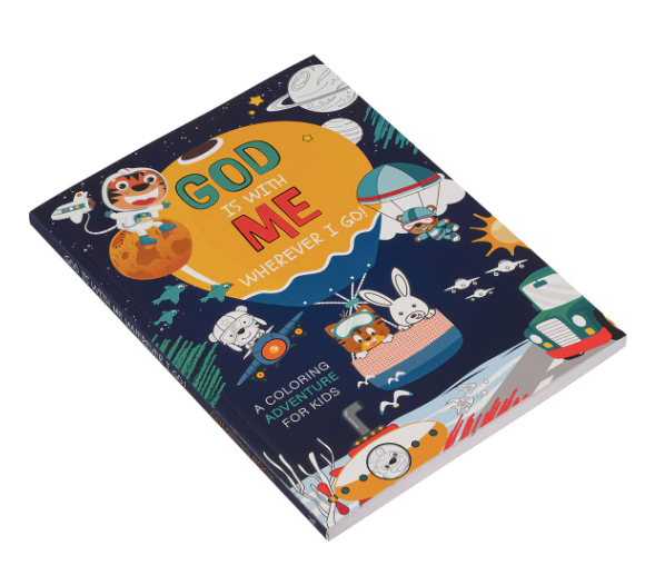 God Is With Me Wherever I Go! Coloring Adventure for Kids - Shoppe3130