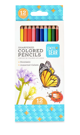 Assorted Sharpened Colored Pencils - Shoppe3130