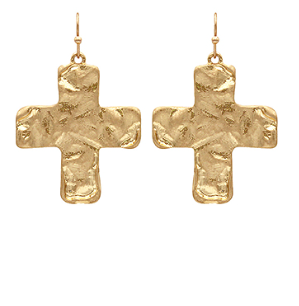 Casting Cross Earrings - Shoppe3130