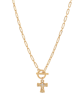 Minimal Faith Drop Necklace - Shoppe3130