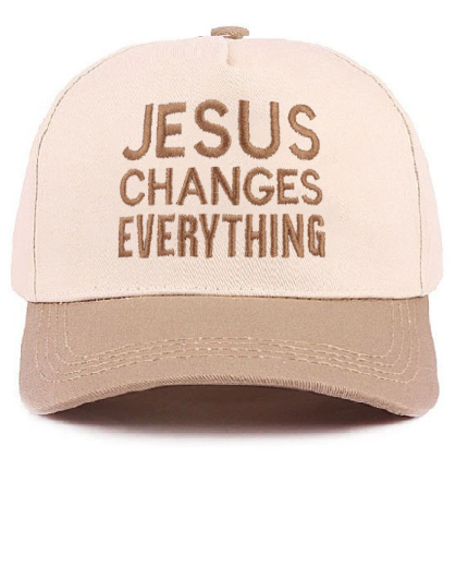Jesus Changes Everything Trucker Hat - Shoppe3130