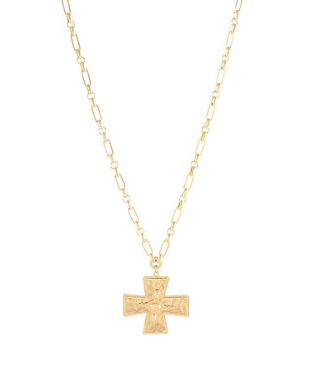 Large Cross Toggle Necklace