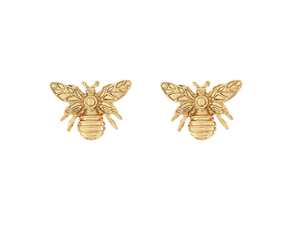 Textured Bee Earrings - Shoppe3130