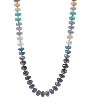 Rondelle Glass Bead Necklace