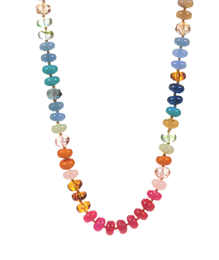 Rondelle Glass Bead Necklace - Shoppe3130