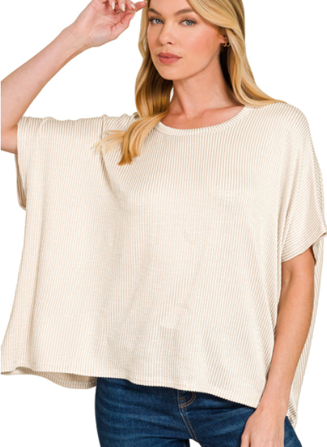 Ribbed in Glory Top