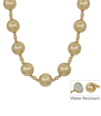 Gold Magnetic Clasp Necklace
