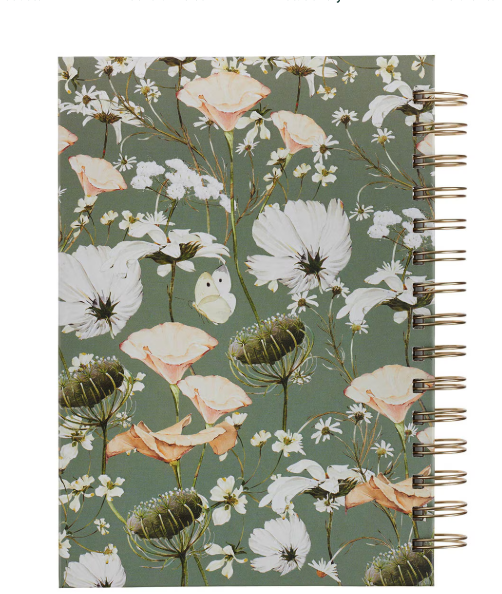 Be Still Sage Blossom Spiral Journal - Psalm 46:10