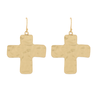 Casting Square Cross Earrings