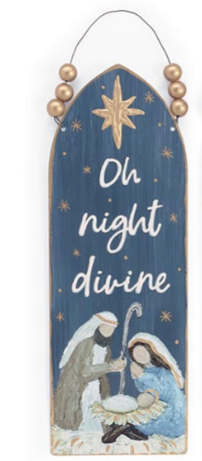 Divine Night Tin Arch Wall Hanger