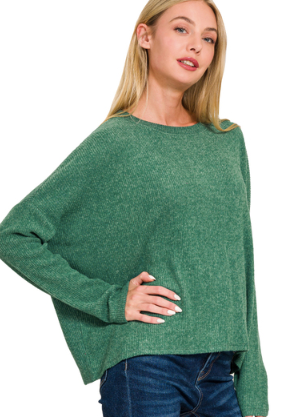 DOORBUSTER Ribbed Long Sleeve Sweater