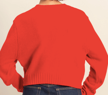 Main Street Cropped Long Sleeve Sweater