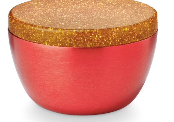 Memory Lane Sparkle Lidded Tin Candle