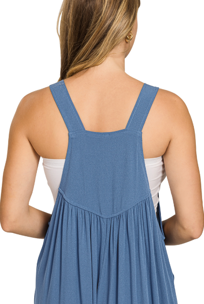 Willow Breeze Woven Overalls