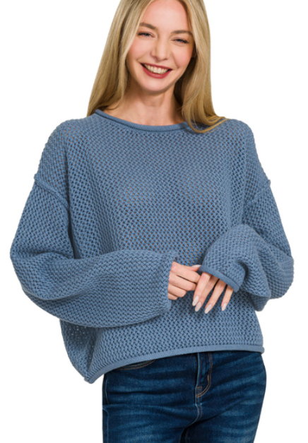 The Lila Rose Knit Textured Sweater