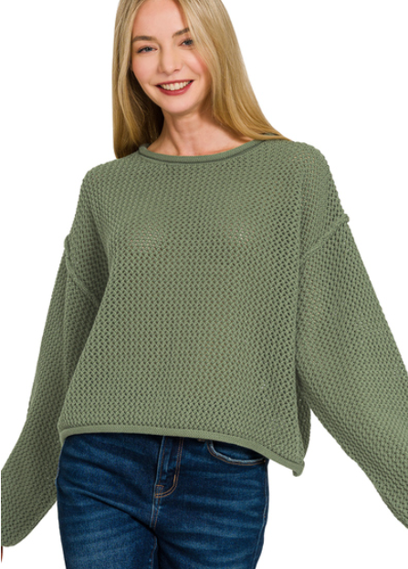 The Lila Rose Knit Textured Sweater