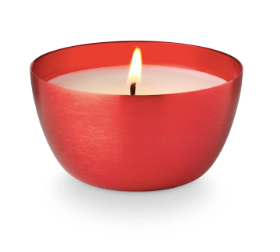 Mistletoe Kisses Sparkle Lidded Tin Candle