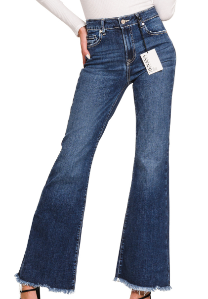 Retro Muse Bell Bottoms in Dark Wash