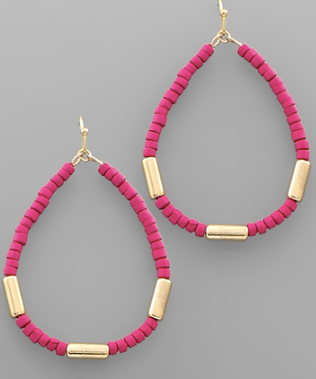 Willow Wood Teardrop Earrings