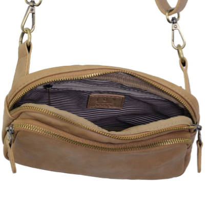 Kylie Double Zip Sling Belt Bag - Shoppe3130