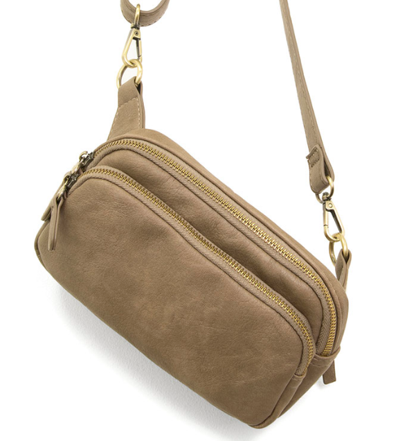Kylie Double Zip Sling Belt Bag - Shoppe3130