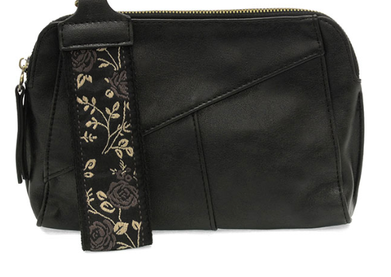 Gigi Crossbody with Woven Wristlet Strap