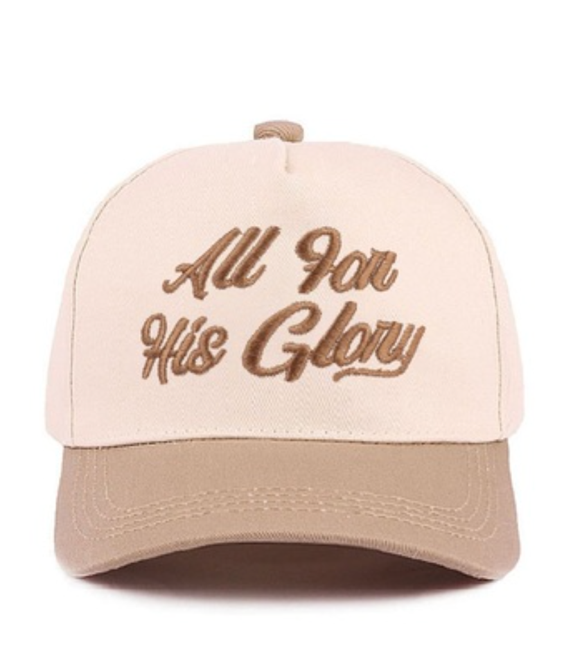 All For His Glory Trucker Hat - Shoppe3130
