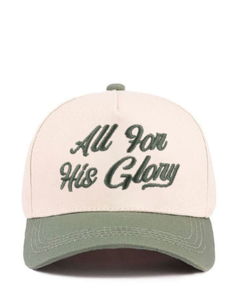 All For His Glory Trucker Hat - Shoppe3130