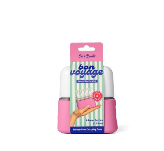 En Route Bon Voyage 4 Piece Travel Bottles - Shoppe3130