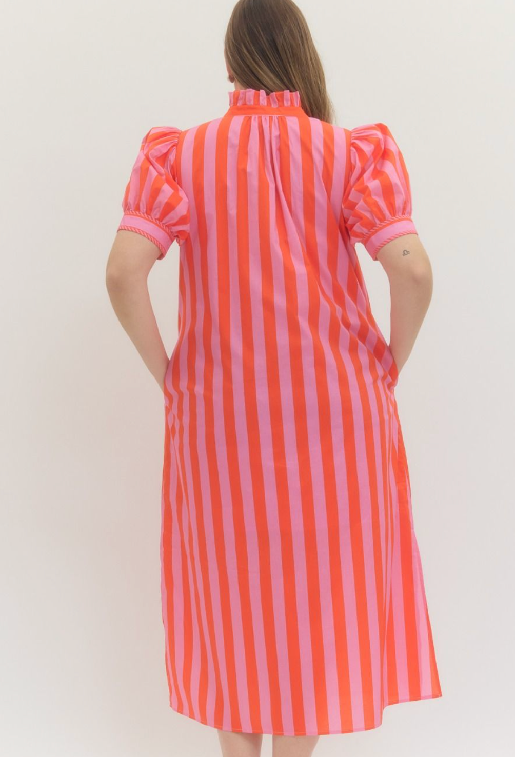 Walking In All Together Striped Dress - Shoppe3130