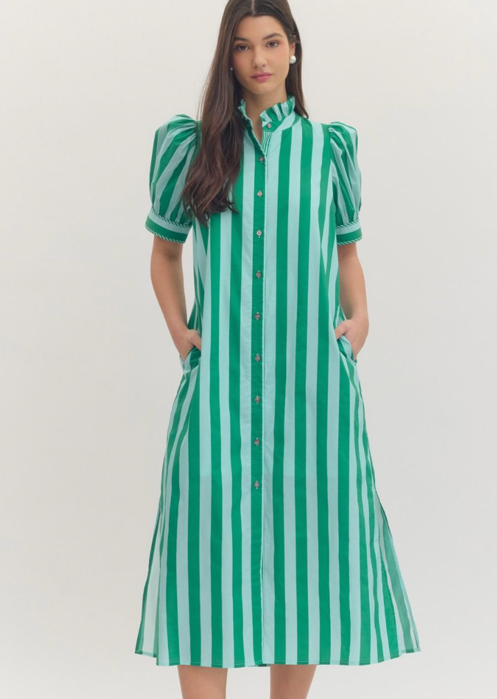 Walking In All Together Striped Dress - Shoppe3130
