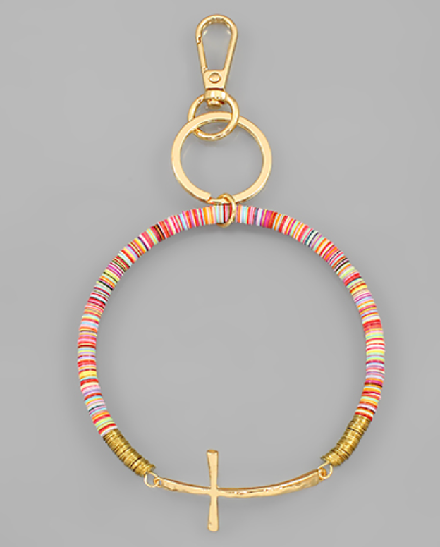 Gracie Beaded Keyring Bracelet - Shoppe3130