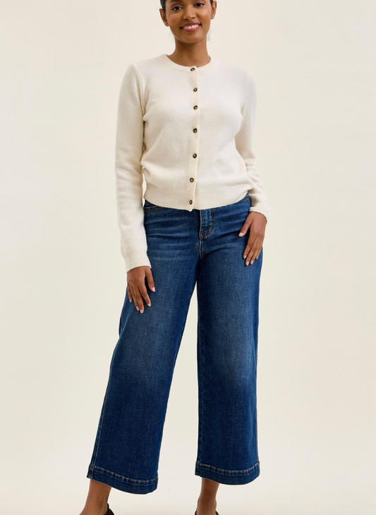 Claudia Ankle Judy Blue Jeans Dark Wash