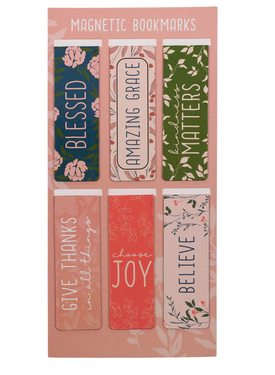 Blessed Joy Believe Magnetic Bookmark Set