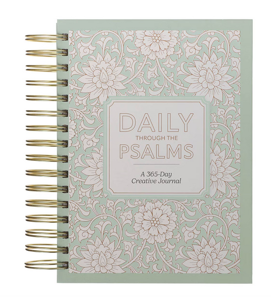 Daily Through the Psalms: A 365-Day Spiral-bound Creative Journal