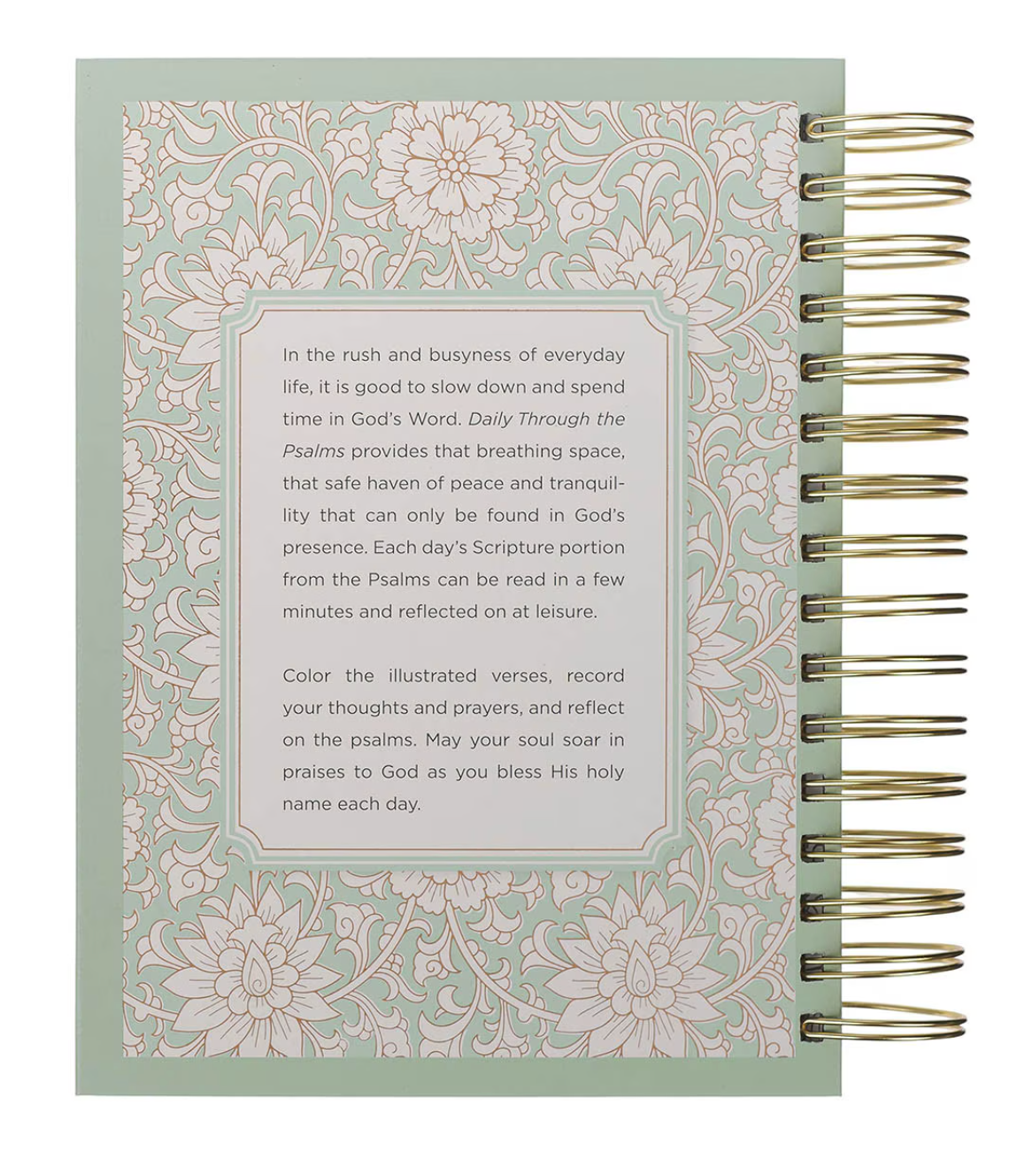 Daily Through the Psalms: A 365-Day Spiral-bound Creative Journal