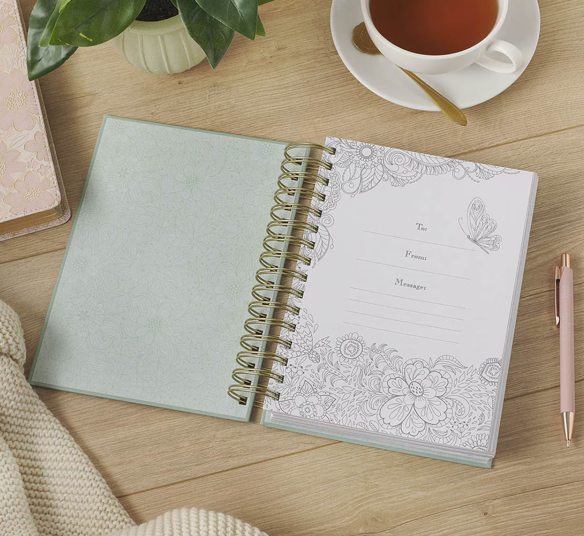 Daily Through the Psalms: A 365-Day Spiral-bound Creative Journal
