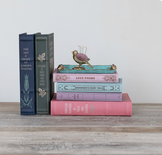 Linen Book Storage Boxes