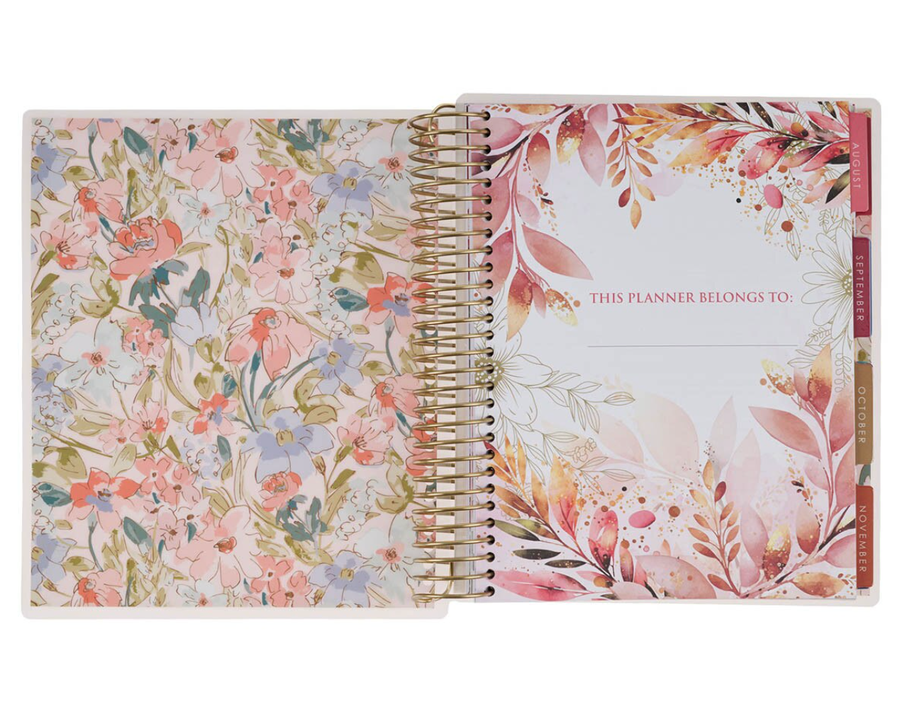 2027 Pray More Worry Less 18-Month Spiral Planner w Closure