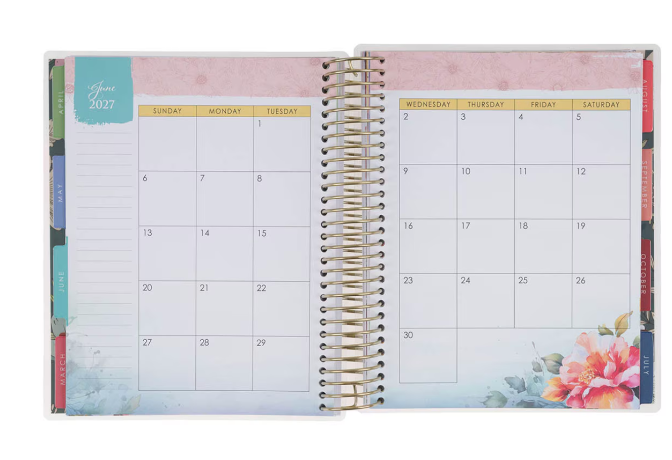 2027 Be Still and Know 18-Month Planner with Elastic Closure - Psalm 46:10