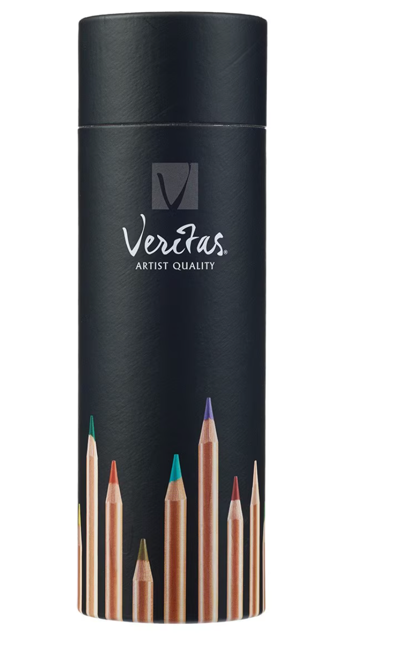 Veritas Coloring Pencils in Cylinder - Set of 48