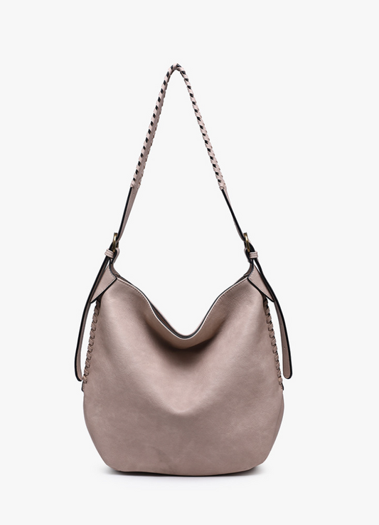 Madelyn Whipstitch Bag With Adjustable Strap