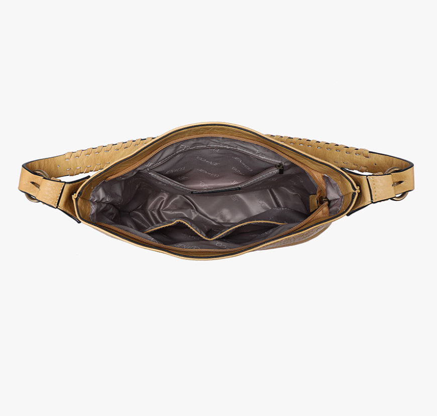 Madelyn Whipstitch Bag With Adjustable Strap