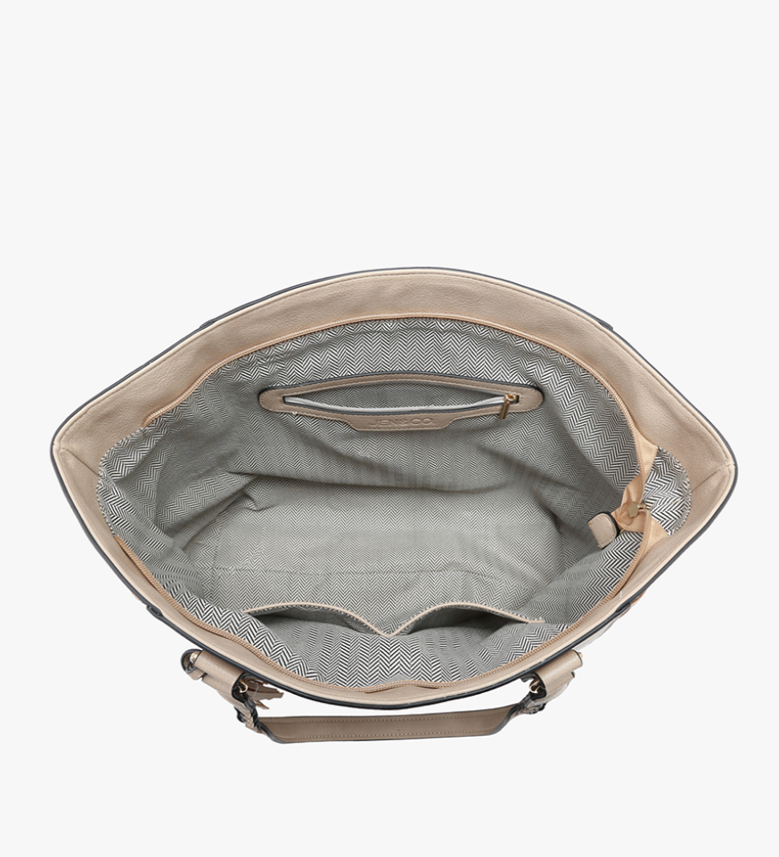 Lisa Structured Tote w/ Braided Accents