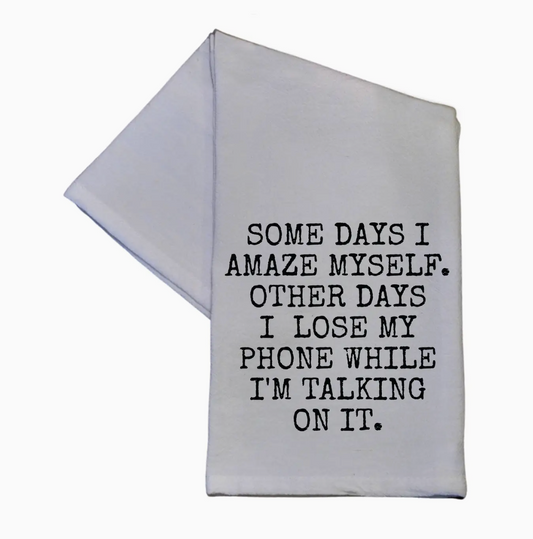 Amaze Myself Tea Towel